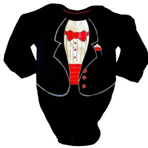 ⭐️4/$20⭐️ Baby Tuxedo Onesie